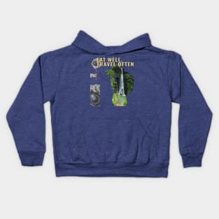 Eat Well, Travel Often. Kids Hoodie